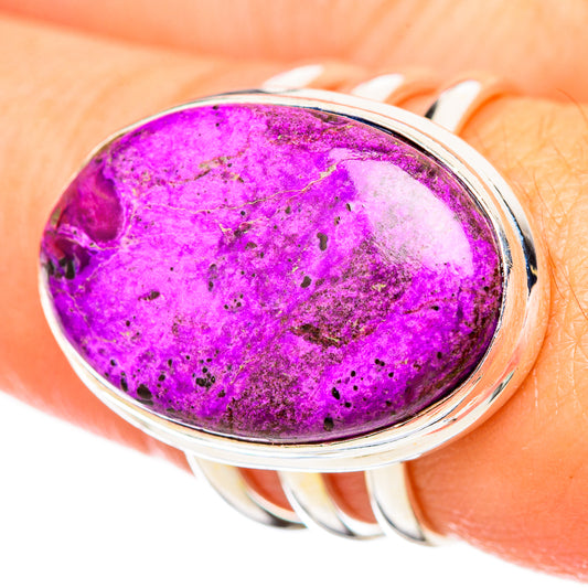 Sugilite Rings handcrafted by Ana Silver Co - RING115039
