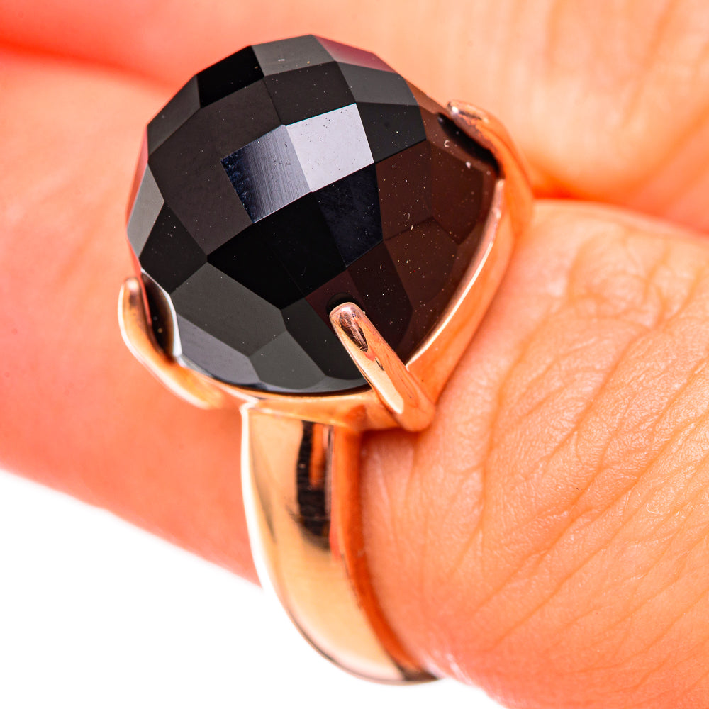 Black Onyx Rings handcrafted by Ana Silver Co - RING115040