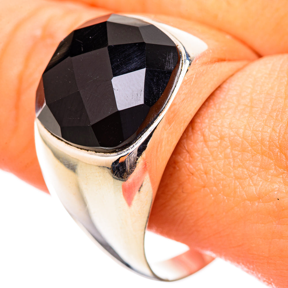 Black Onyx Rings handcrafted by Ana Silver Co - RING115041