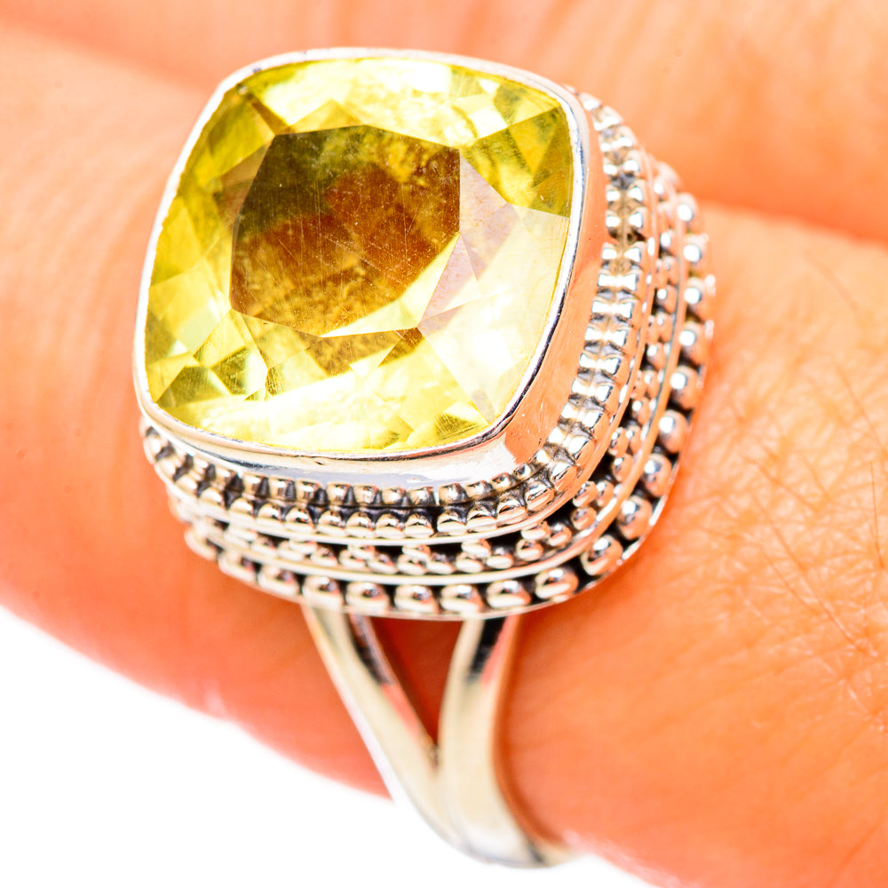 Citrine Rings handcrafted by Ana Silver Co - RING115046
