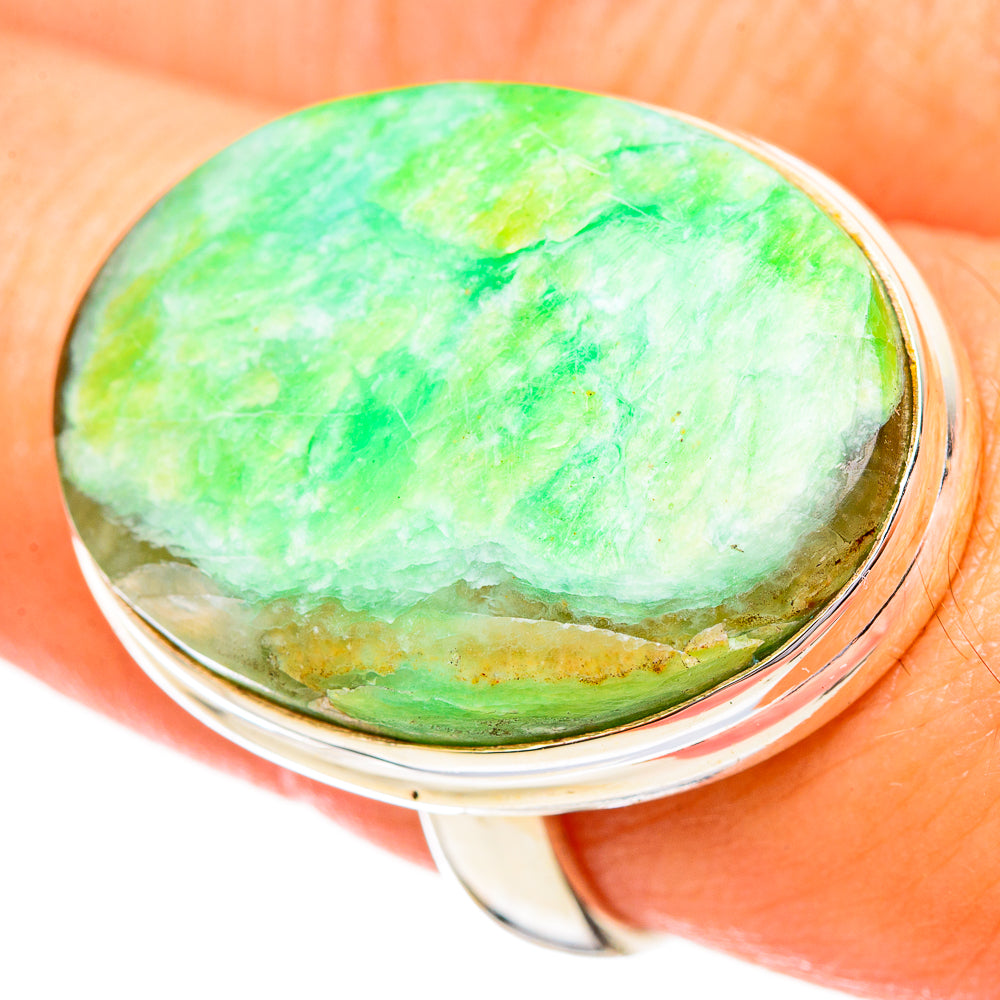 Peruvian Opal Rings handcrafted by Ana Silver Co - RING115053