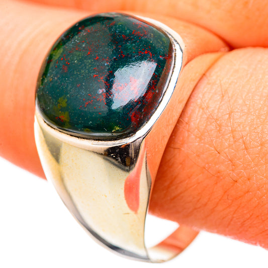 Bloodstone Rings handcrafted by Ana Silver Co - RING115054