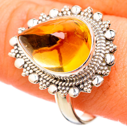 Citrine Rings handcrafted by Ana Silver Co - RING115057