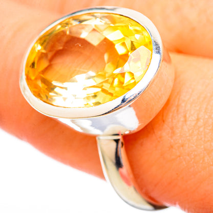 Citrine Rings handcrafted by Ana Silver Co - RING115058