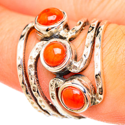 Carnelian Rings handcrafted by Ana Silver Co - RING115063