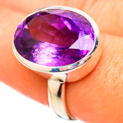 Amethyst Rings handcrafted by Ana Silver Co - RING115064