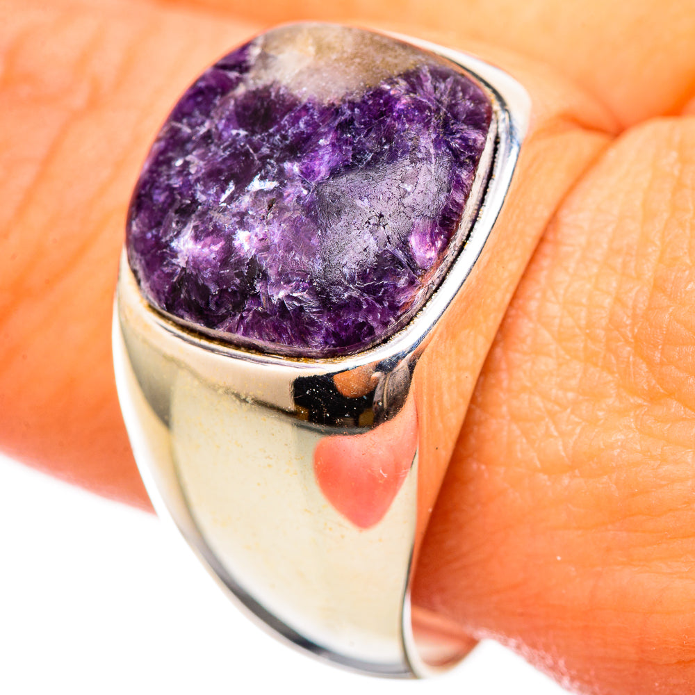 Charoite Rings handcrafted by Ana Silver Co - RING115065