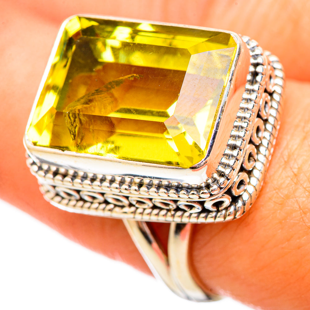 Citrine Rings handcrafted by Ana Silver Co - RING115072