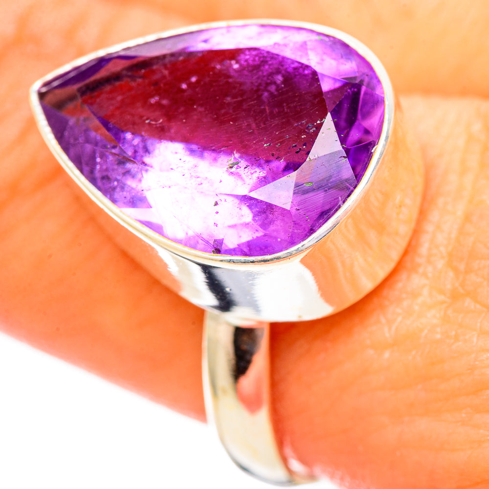 Amethyst Rings handcrafted by Ana Silver Co - RING115090