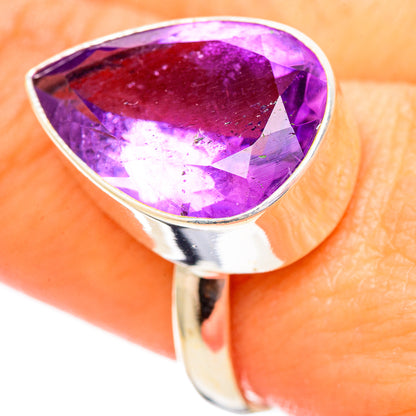 Amethyst Rings handcrafted by Ana Silver Co - RING115090