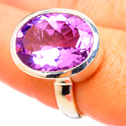 Amethyst Rings handcrafted by Ana Silver Co - RING115091