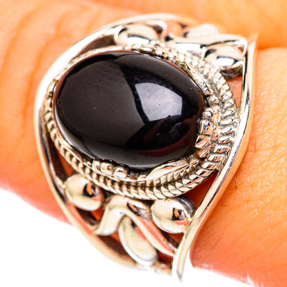 Black Onyx Rings handcrafted by Ana Silver Co - RING115093
