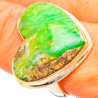 Peruvian Opal Rings handcrafted by Ana Silver Co - RING115103