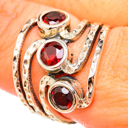 Garnet Rings handcrafted by Ana Silver Co - RING115108