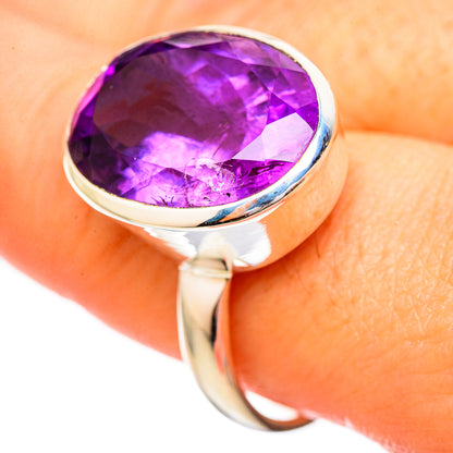 Amethyst Rings handcrafted by Ana Silver Co - RING115111