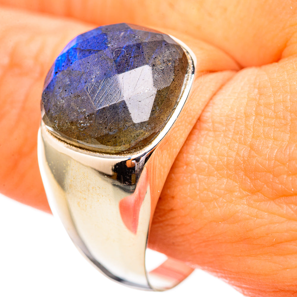 Labradorite Rings handcrafted by Ana Silver Co - RING115121