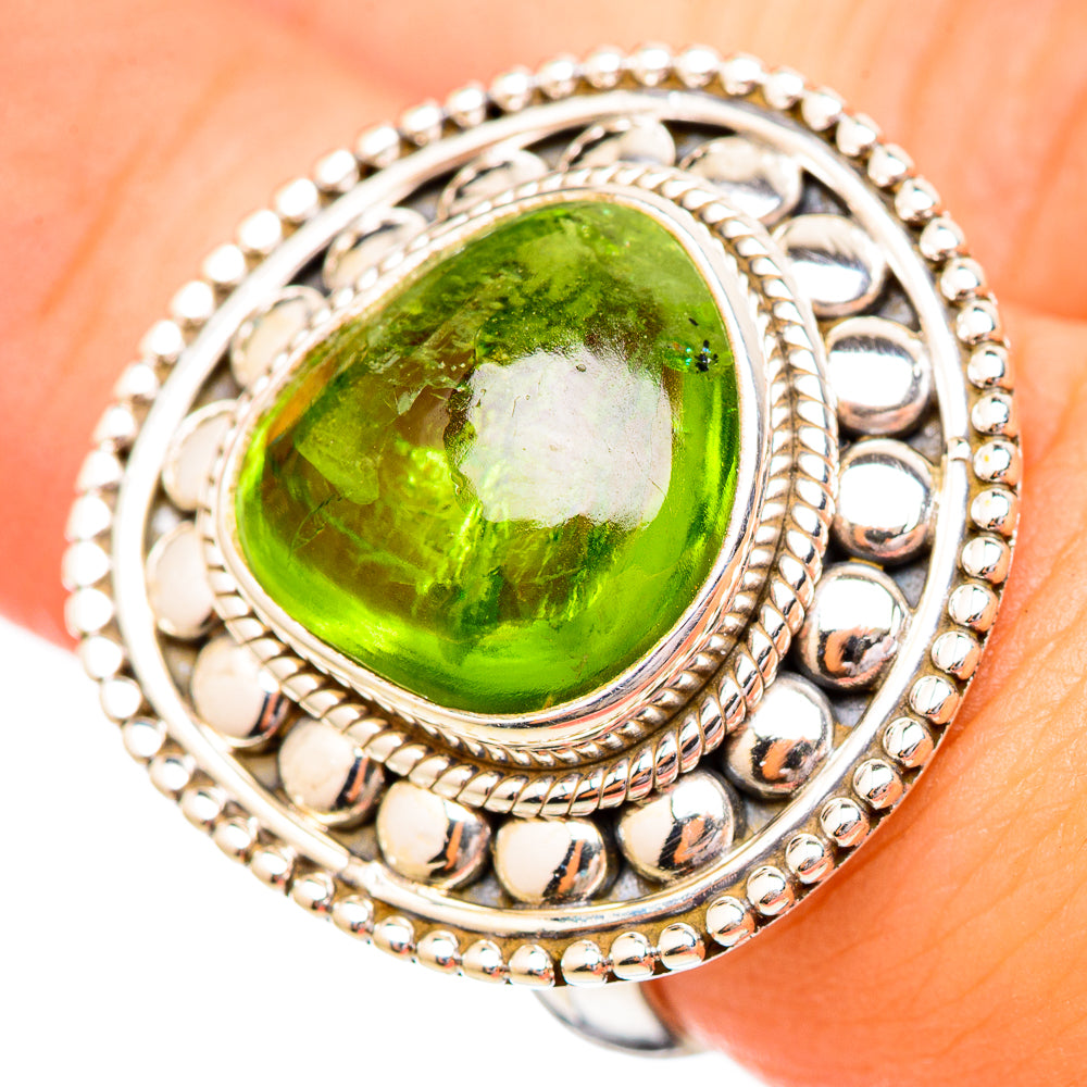 Peridot Rings handcrafted by Ana Silver Co - RING115123