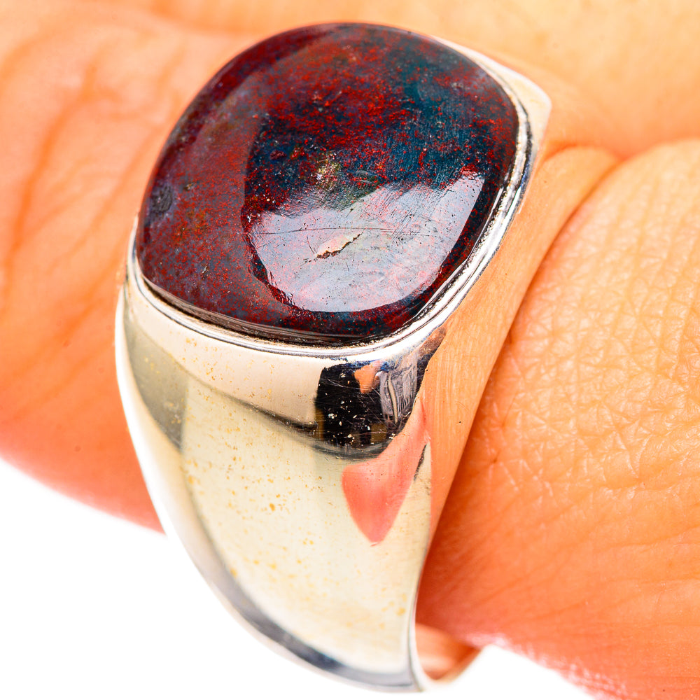 Bloodstone Rings handcrafted by Ana Silver Co - RING115138