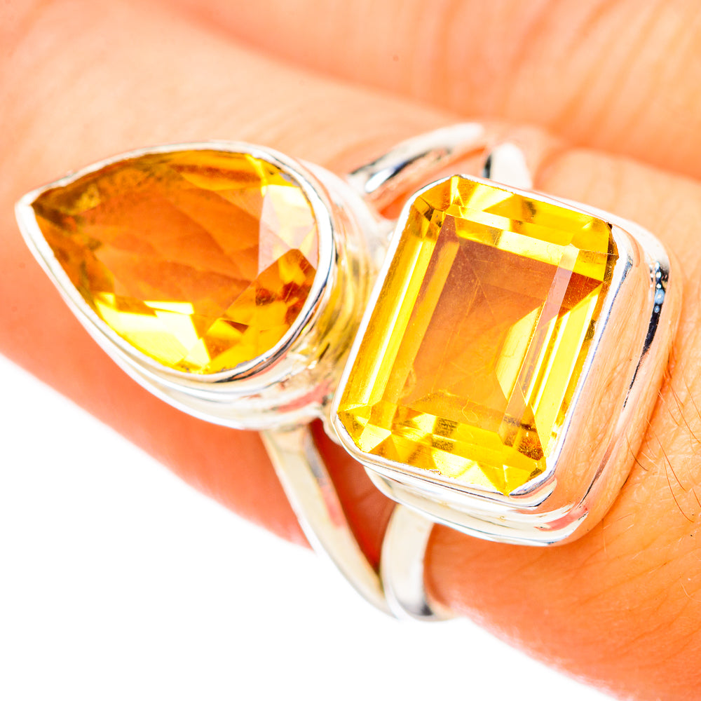 Citrine Rings handcrafted by Ana Silver Co - RING115151