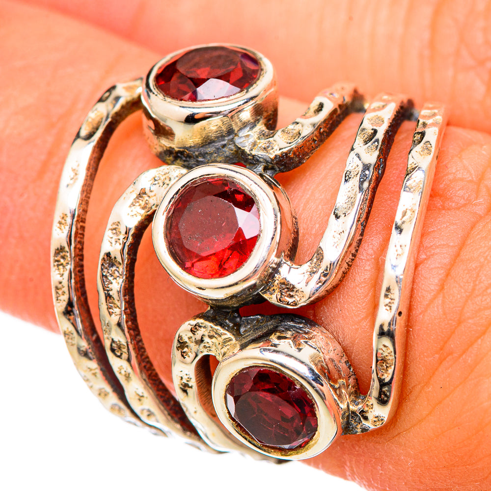 Garnet Rings handcrafted by Ana Silver Co - RING115152