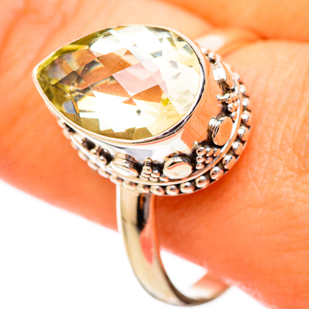 Citrine Rings handcrafted by Ana Silver Co - RING115163