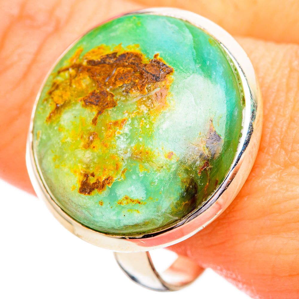 Peruvian Opal Rings handcrafted by Ana Silver Co - RING115171