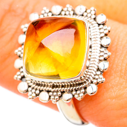 Citrine Rings handcrafted by Ana Silver Co - RING115174