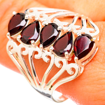 Garnet Rings handcrafted by Ana Silver Co - RING115177