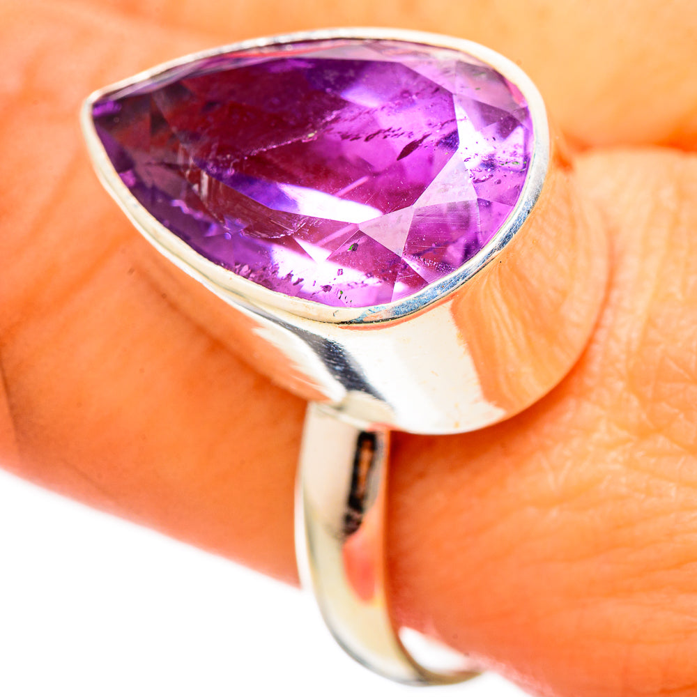 Amethyst Rings handcrafted by Ana Silver Co - RING115179