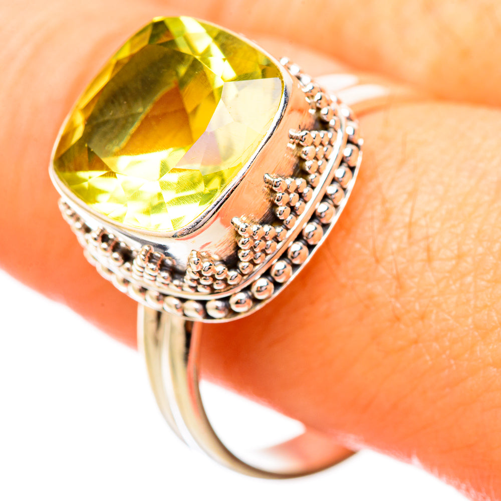 Citrine Rings handcrafted by Ana Silver Co - RING115185