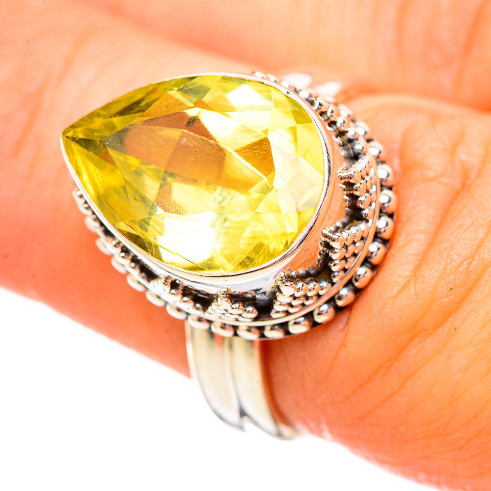 Citrine Rings handcrafted by Ana Silver Co - RING115186