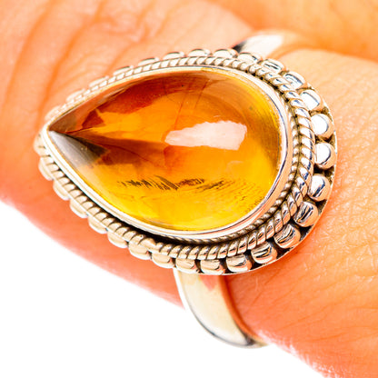 Citrine Rings handcrafted by Ana Silver Co - RING115196