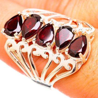 Garnet Rings handcrafted by Ana Silver Co - RING115198