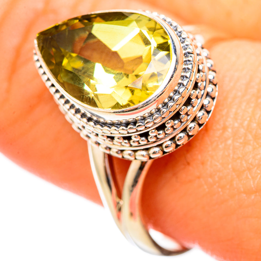 Citrine Rings handcrafted by Ana Silver Co - RING115206