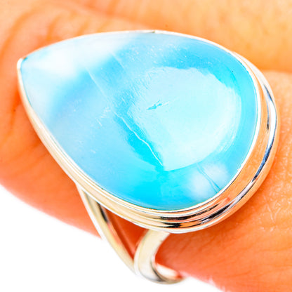 Larimar Rings handcrafted by Ana Silver Co - RING115212