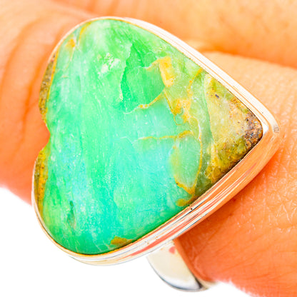Peruvian Opal Rings handcrafted by Ana Silver Co - RING115215