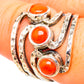 Red Coral Rings handcrafted by Ana Silver Co - RING115220