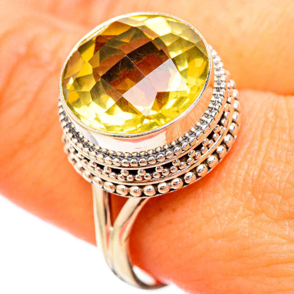 Citrine Rings handcrafted by Ana Silver Co - RING115227