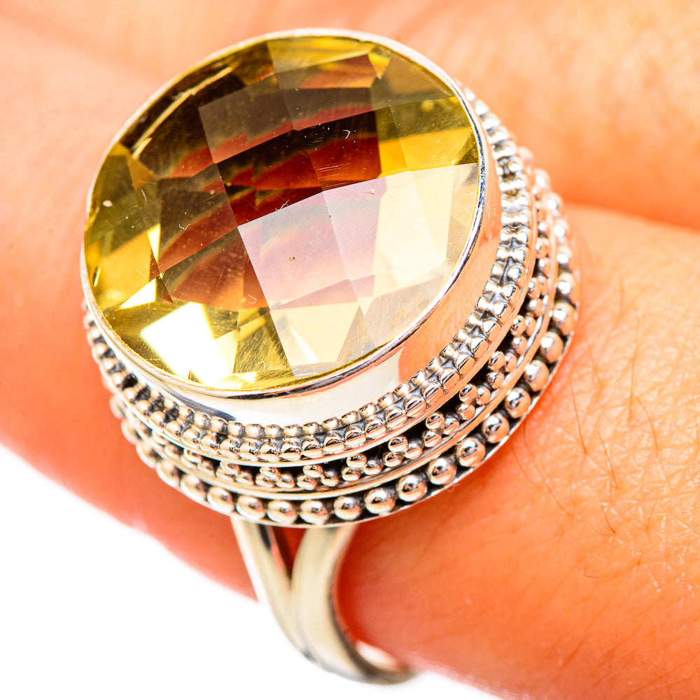 Citrine Rings handcrafted by Ana Silver Co - RING115233