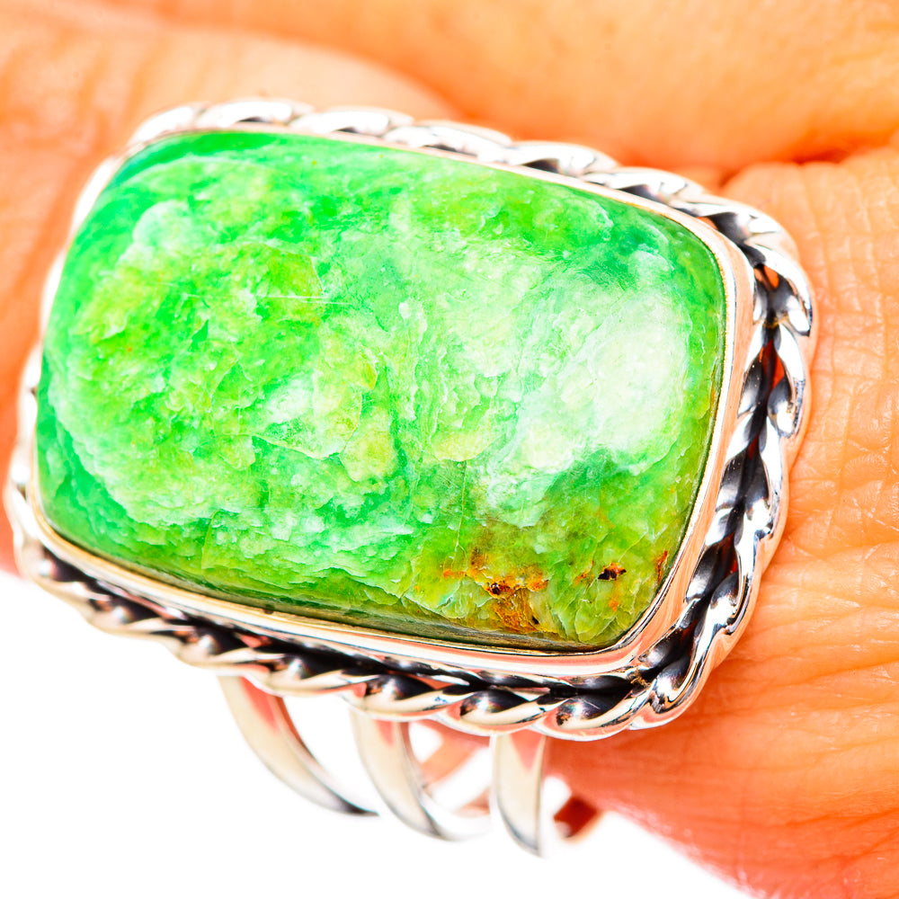 Peruvian Opal Rings handcrafted by Ana Silver Co - RING115241