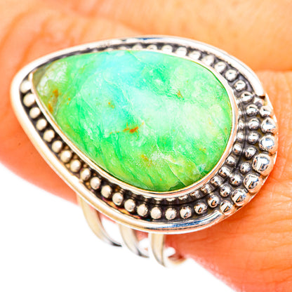Peruvian Opal Rings handcrafted by Ana Silver Co - RING115242