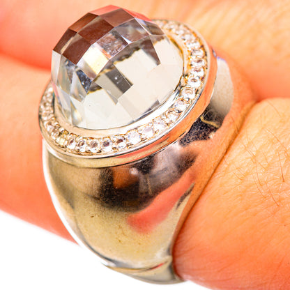 White Quartz Rings handcrafted by Ana Silver Co - RING115248
