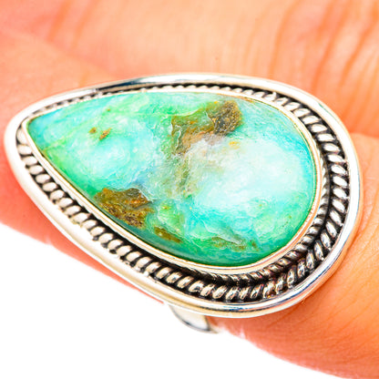 Peruvian Opal Rings handcrafted by Ana Silver Co - RING115259