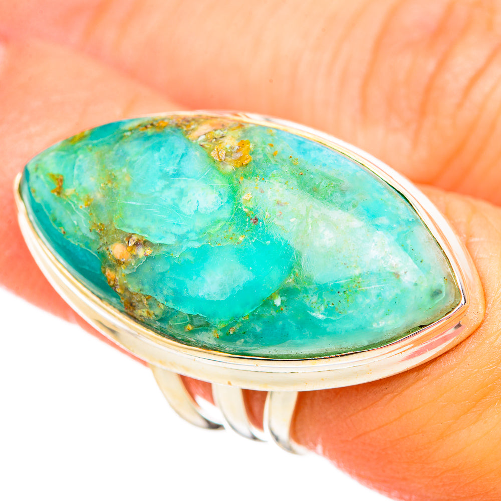 Peruvian Opal Rings handcrafted by Ana Silver Co - RING115260