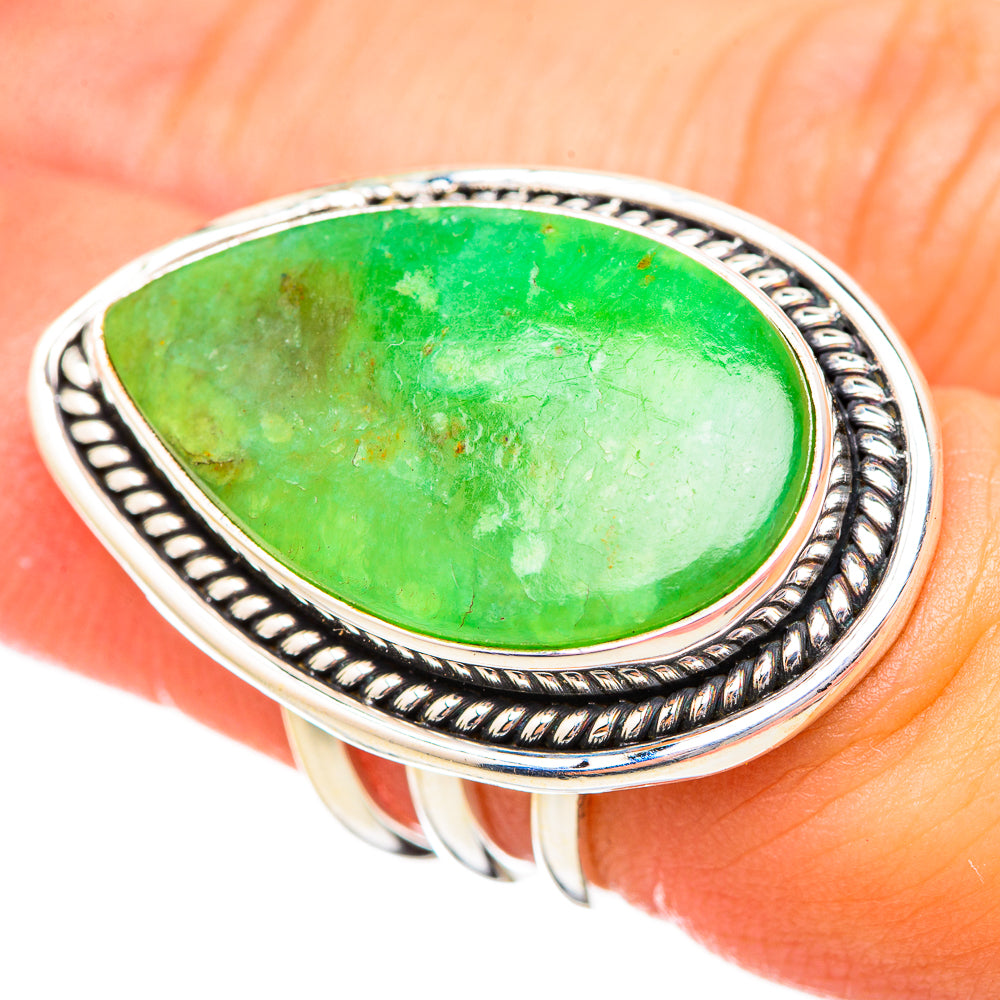 Peruvian Opal Rings handcrafted by Ana Silver Co - RING115261