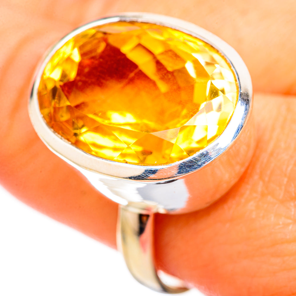 Citrine Rings handcrafted by Ana Silver Co - RING115263