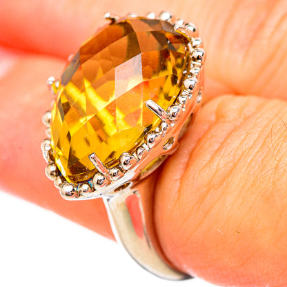 Citrine Rings handcrafted by Ana Silver Co - RING115264