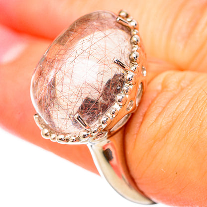 Rutilated Quartz Rings handcrafted by Ana Silver Co - RING115265