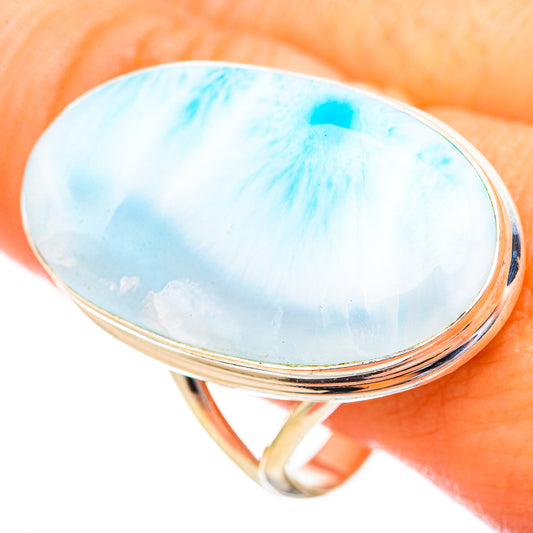 Larimar Rings handcrafted by Ana Silver Co - RING115270