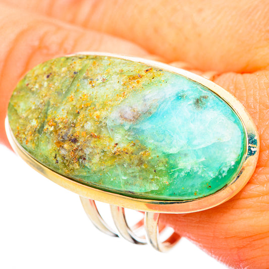 Peruvian Opal Rings handcrafted by Ana Silver Co - RING115280